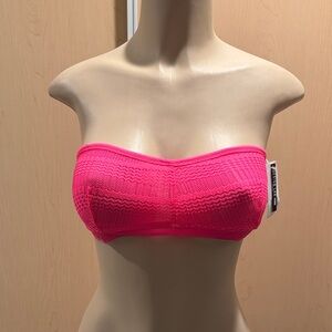 Design Lab Lord & Taylor Pink Lace small Bandeau